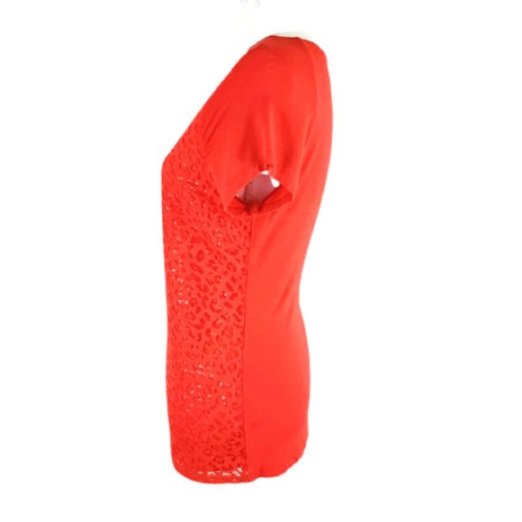 SOLD ***** Nue Options Sequins Cheetah Print Top - Picture 2 of 9